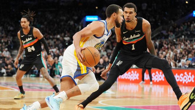 库里盛赞文班亚马突破性表现 马刺年轻中锋冲击